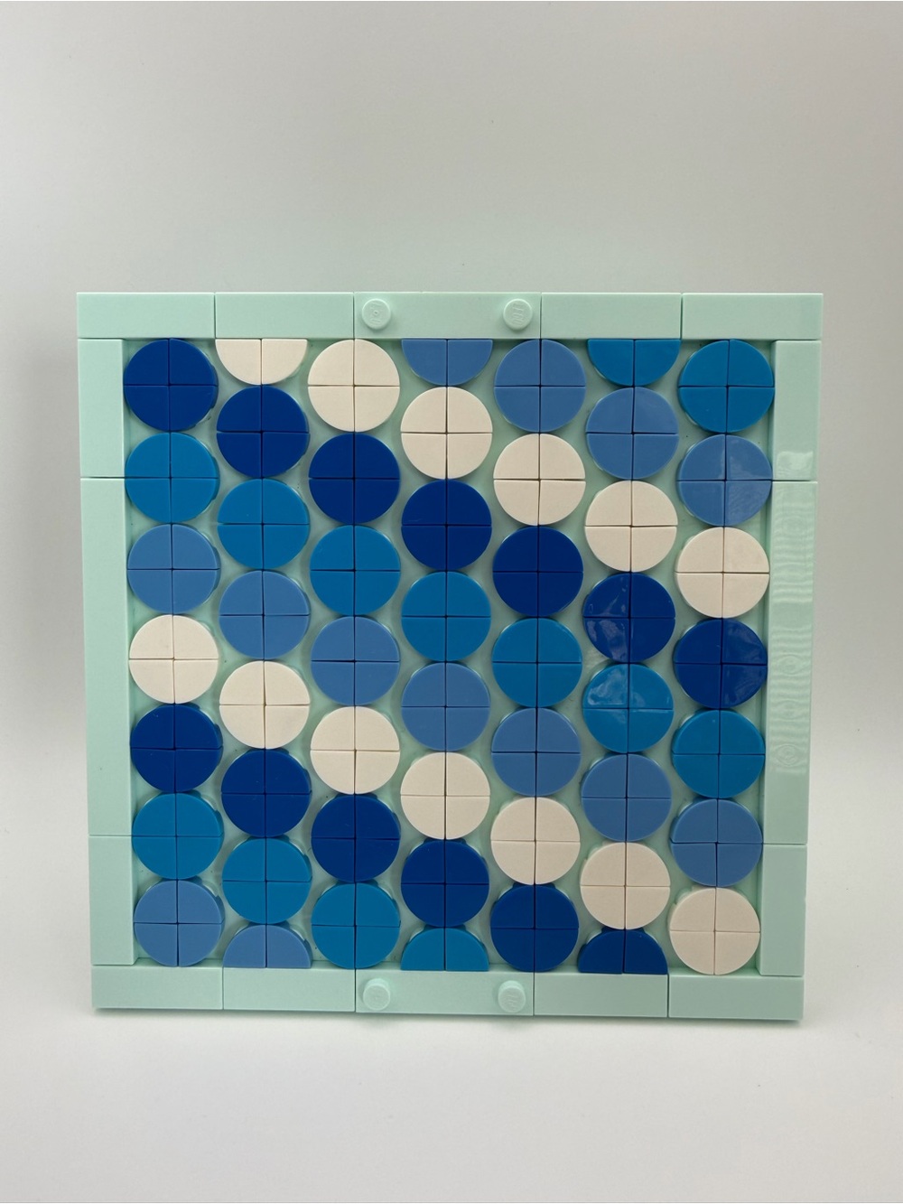 LEGO Geometric Mosaic Art